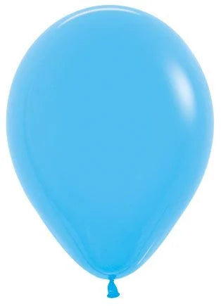 11" Inflated Latex Balloons (various colours)