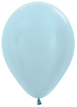 Buy satin-blue 11&quot; Inflated Latex Balloons (various colours)