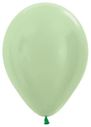 Buy satin-green 11&quot; Inflated Latex Balloons (various colours)