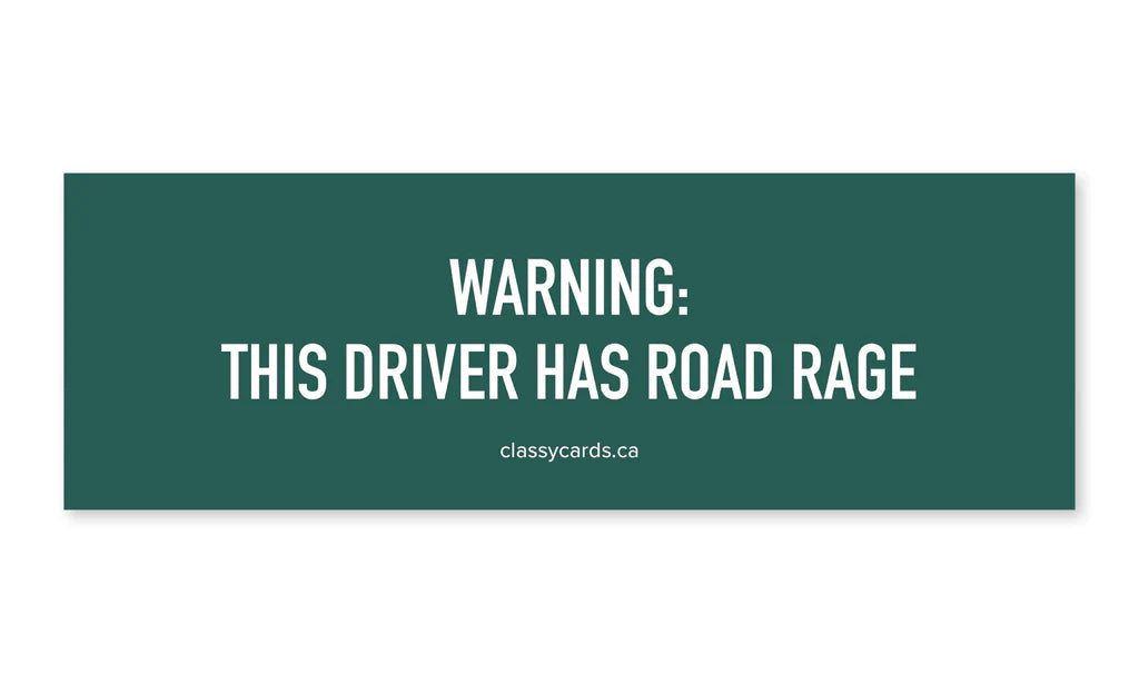 Road Rage Car Magnet