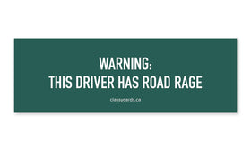 Road Rage Car Magnet