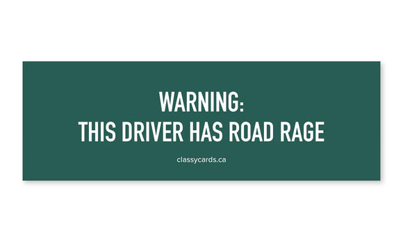 Road Rage Car Magnet