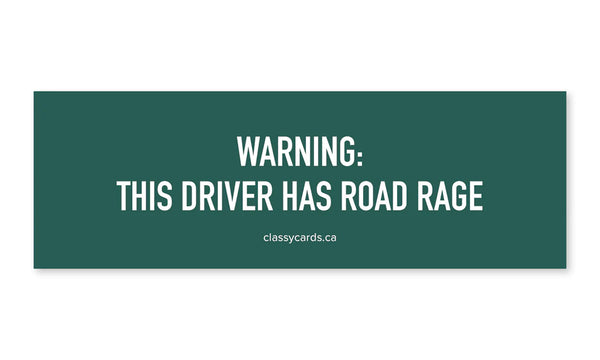 Road Rage Car Magnet