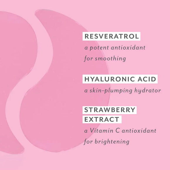 Serve Chilled Rose Hydrating Eye Gels - 30 Pair