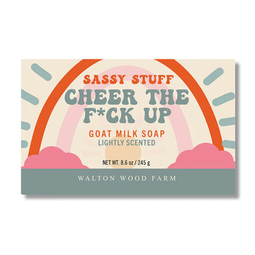 Cheer the F*ck Up Goat Milk Bar Soap (8.6oz)