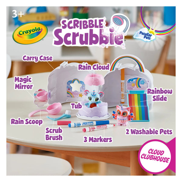 Scribble Scrubbie Peculiar Pets Cloud Clubhouse Playset