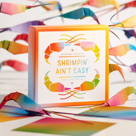 Shrimpin' Ain't Easy Origami Kit - 0