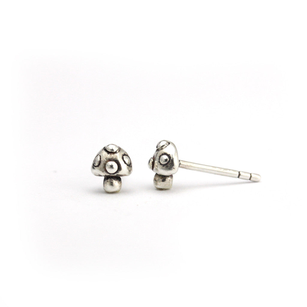 Bronze Mushroom Studs | Marmalade Designs - 0