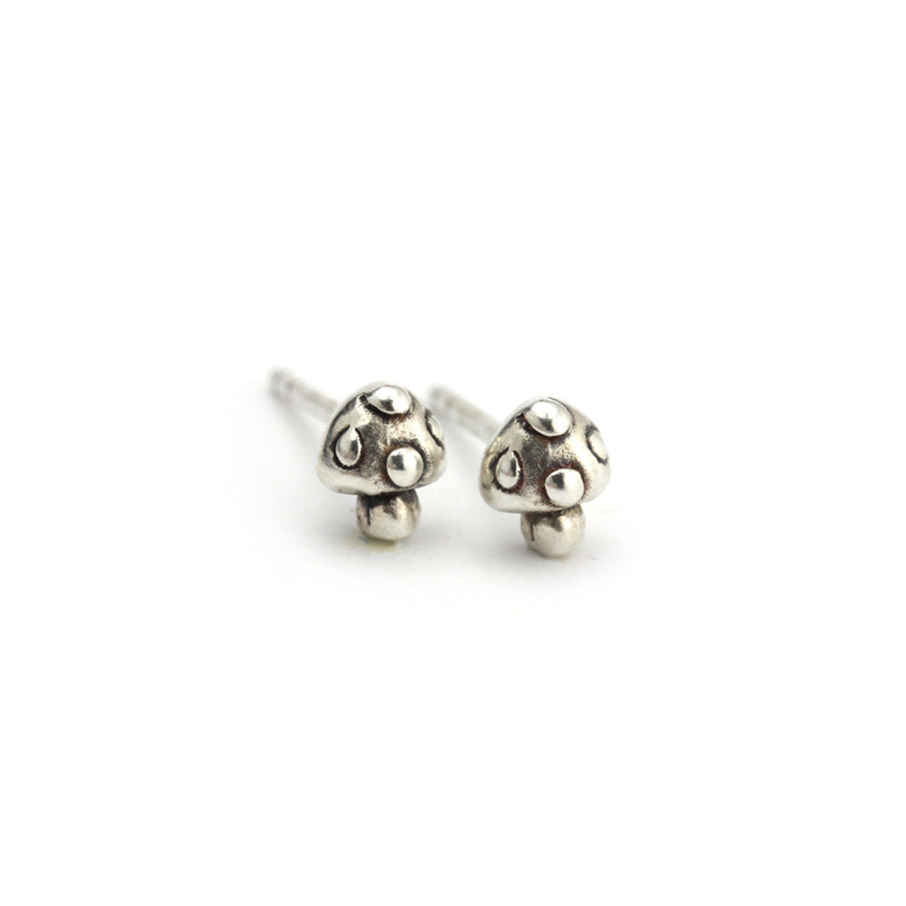 Bronze Mushroom Studs | Marmalade Designs