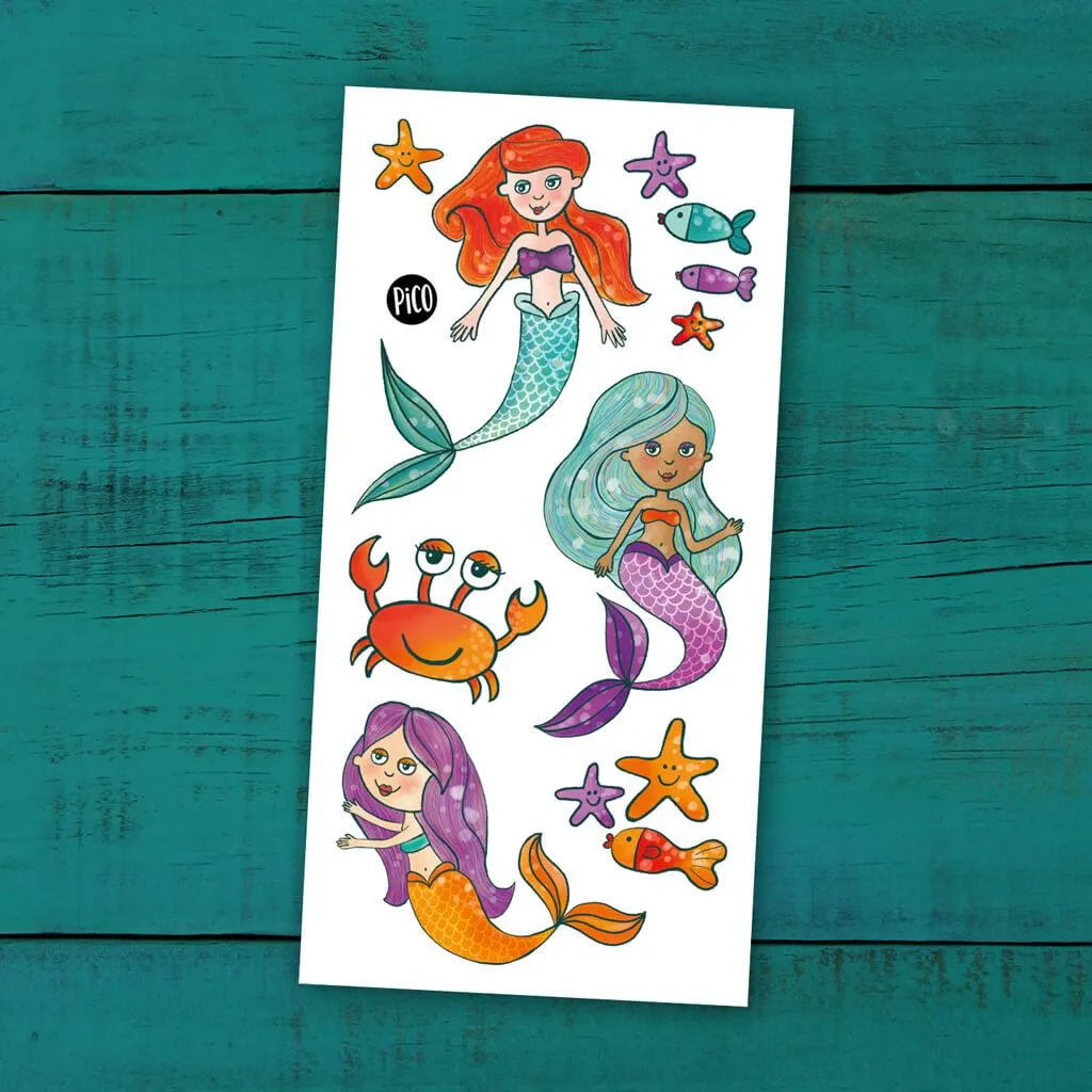 The Mermaids - Temporary Tattoos