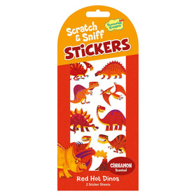 Red Hot Dinos Scratch & Sniff Stickers