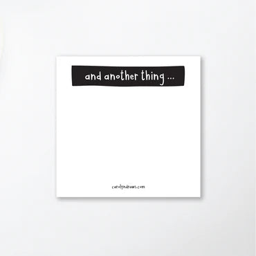 And Another Thing ... Post-it™ Sticky Notes