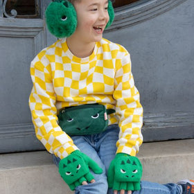 T-Rex Knitted Gloves - 0