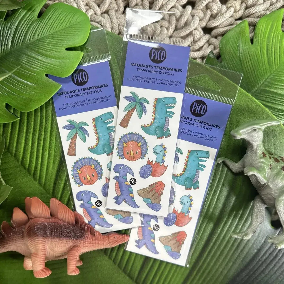 Tyrannosaurus and Friends - Temporary Tattoos