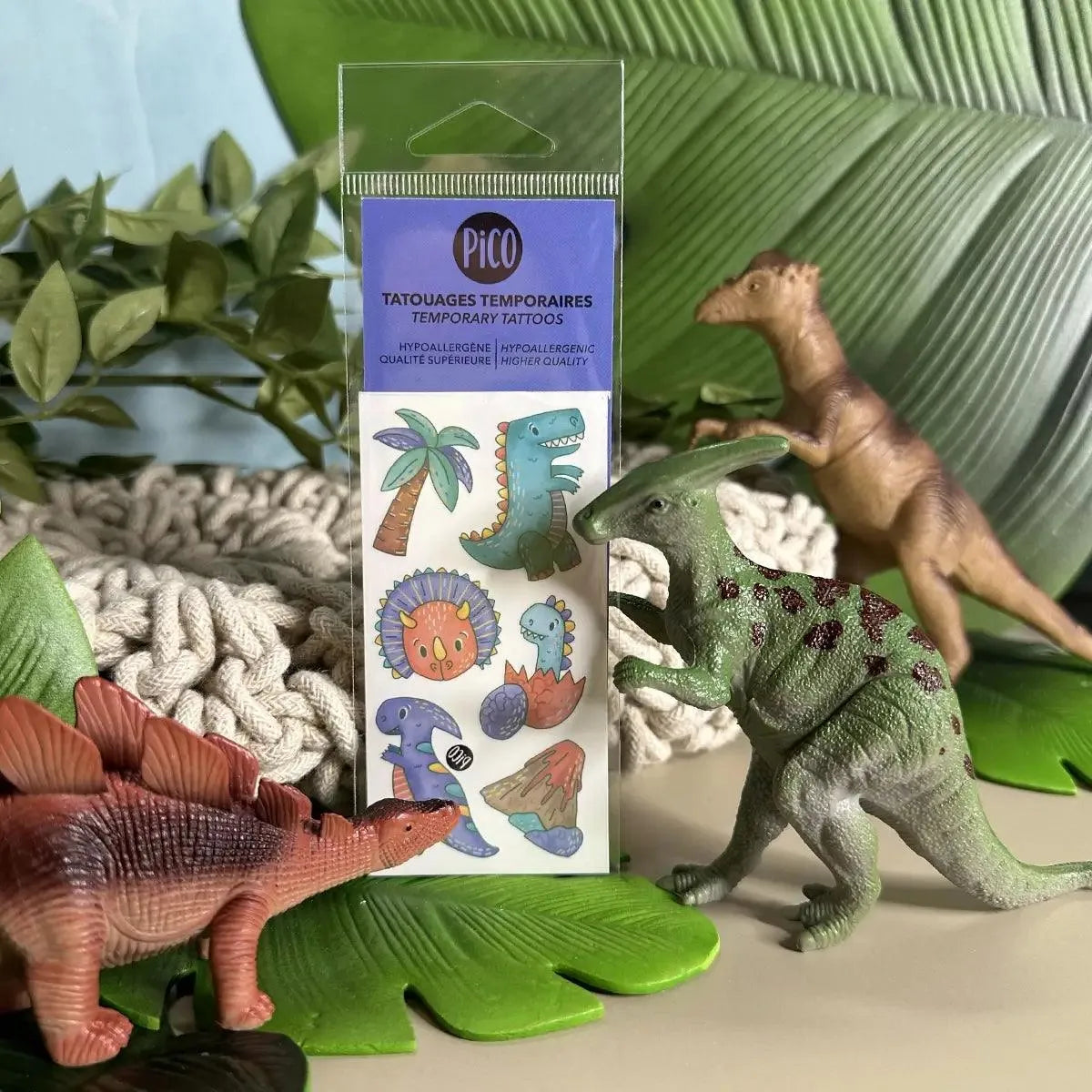 Tyrannosaurus and Friends - Temporary Tattoos - 0