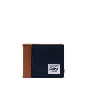 Hank Wallet in Navy/Tan