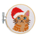 Santa Cat Mini Cross Stitch-2