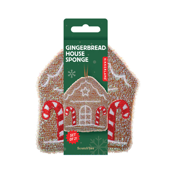 Gingerbread House Scrub Sponge