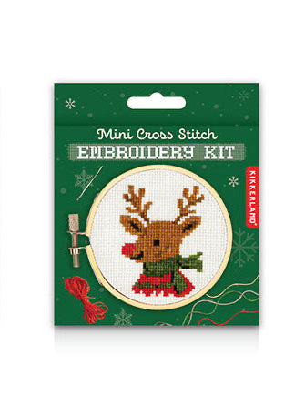 Reindeer Mini Cross Stitch