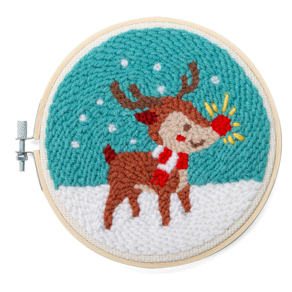 Reindeer Punch Needle