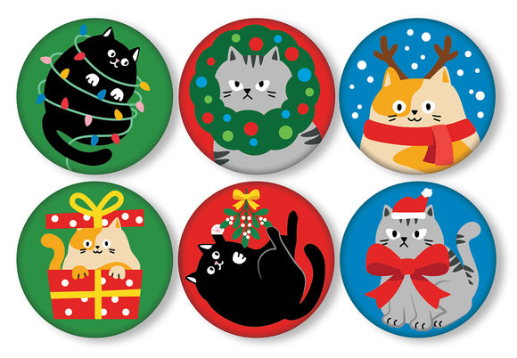 Christmas Cats Bag Clips