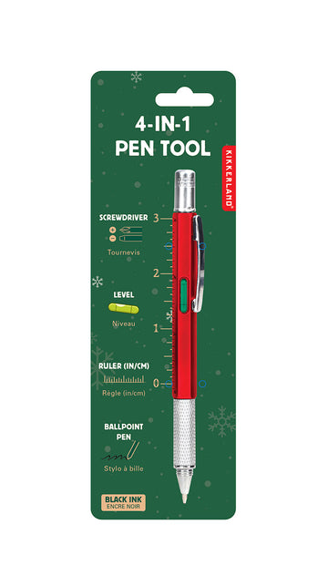 Red Multi Tool Pen