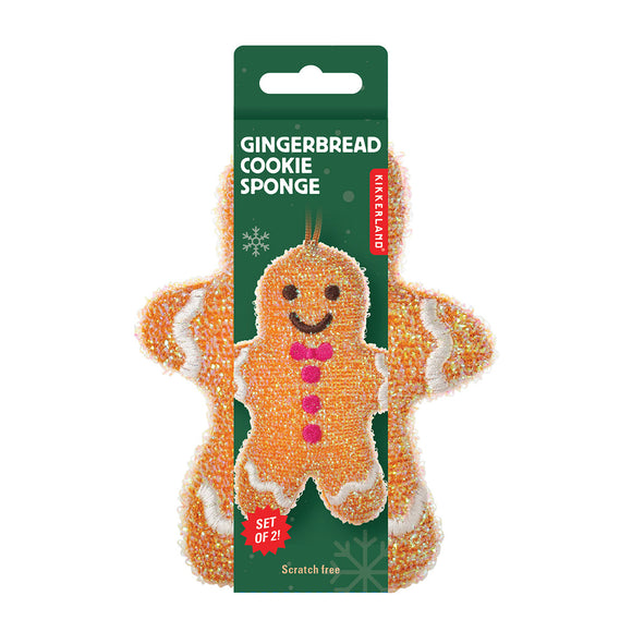 Gingerbread Cookie Scrub Sponge