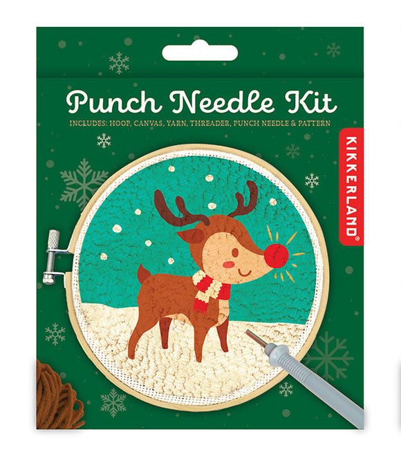 Reindeer Punch Needle