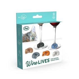 Wine Lives Cat Drink Markers