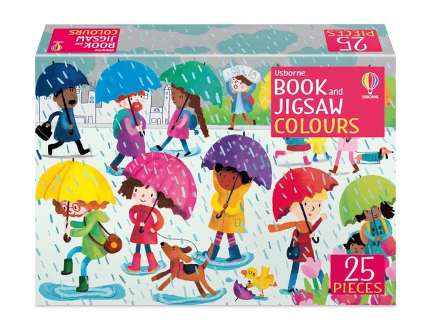 Usborne Book and Jigsaw: Colours