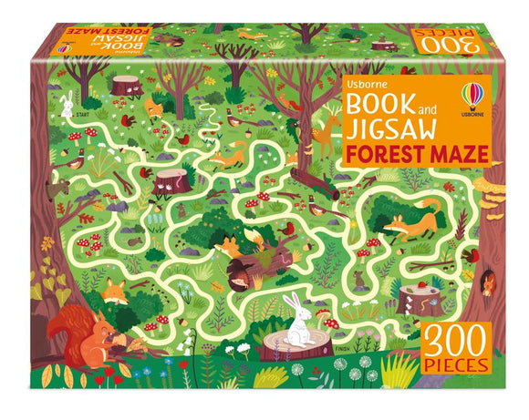 Usborne Book and Jigsaw: Forest Maze