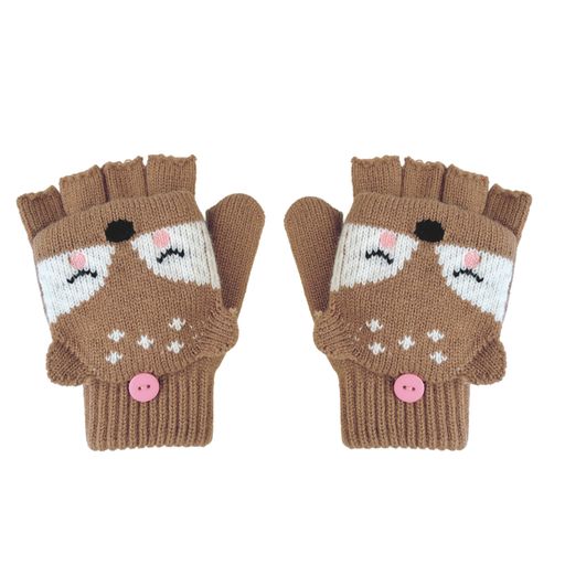 Doris Deer Knitted Gloves