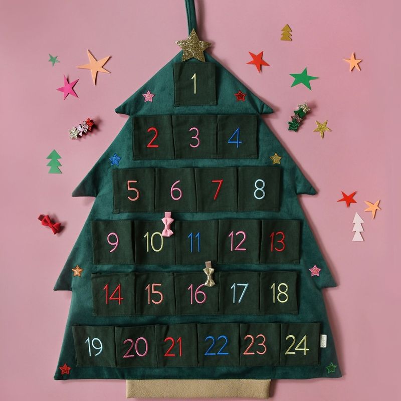 Christmas Tree Reusable Advent Calendar - 0