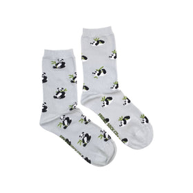 Women’s Socks | Panda and Bamboo | Mismatched