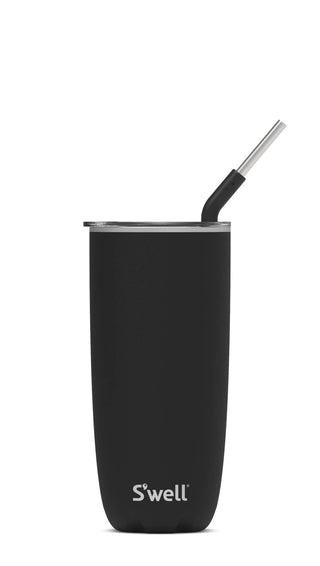 Stainless Steel Onyx 24oz Tumbler with Straw
