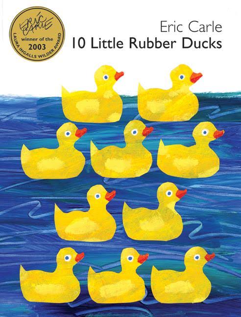 10 yellow rubber ducks swimming on water