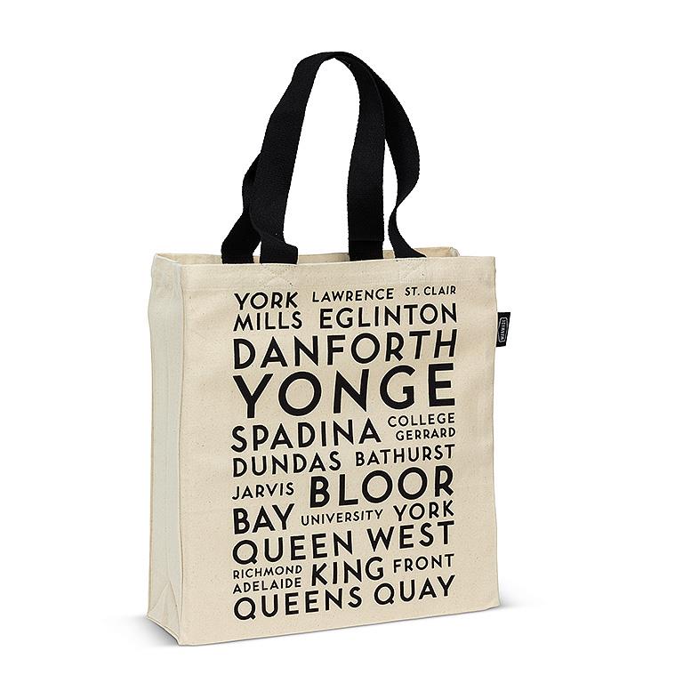 Toronto Names Tote Bag