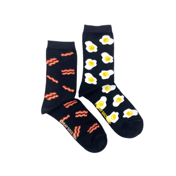 Women’s Socks | Bacon & Eggs | Fun Socks