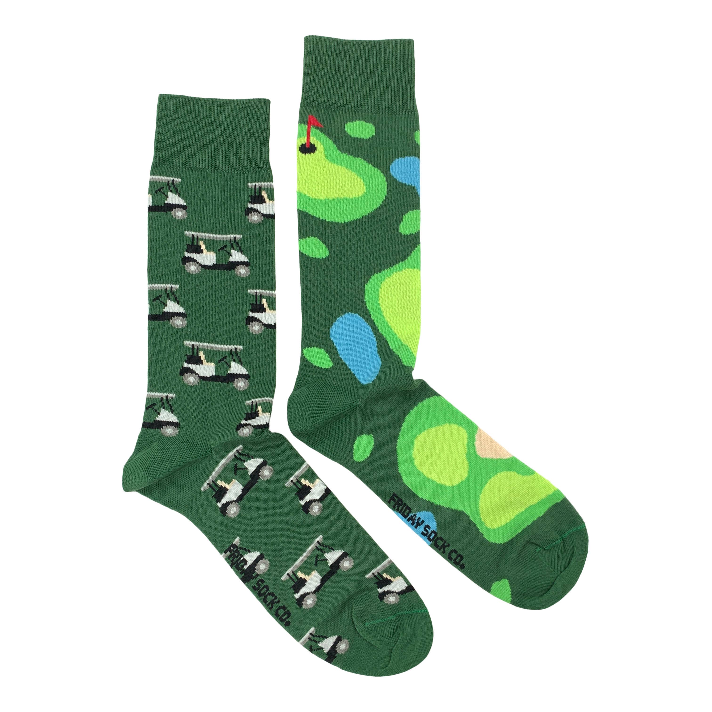 Men’s Socks | Golf & Golf Cart | Leisure | Fun Socks