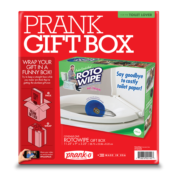 Prank Gift Box Roto Wipe
