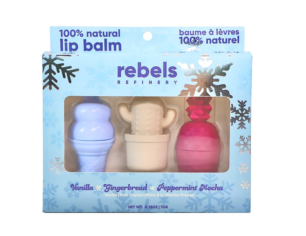  Lip Balm Gift Set Mixed WINTER EDITION - 3 Pack