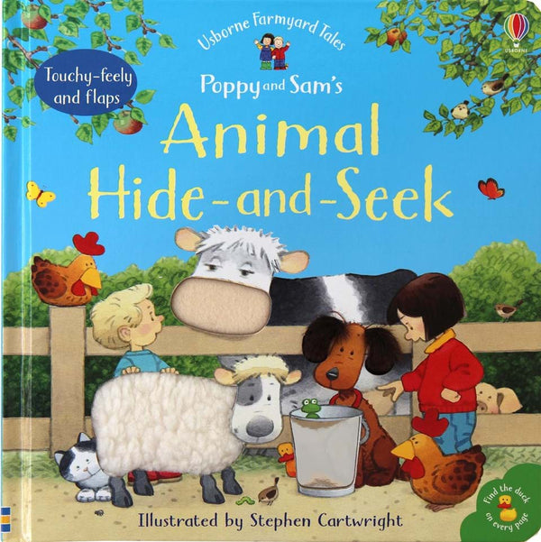 Animal Hide and Seek touch and feel children's book