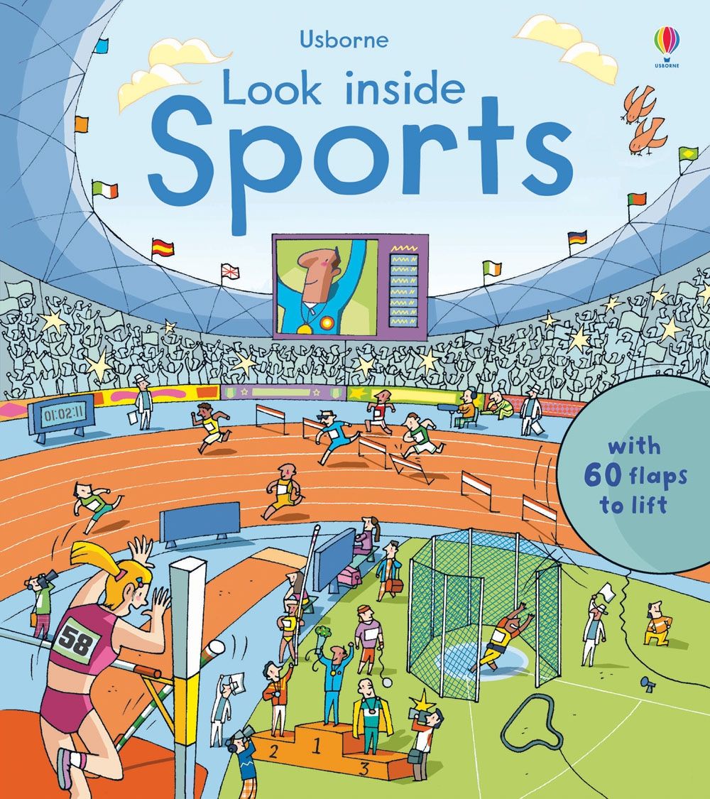 Look Inside Sports - lift-the-flap children's book