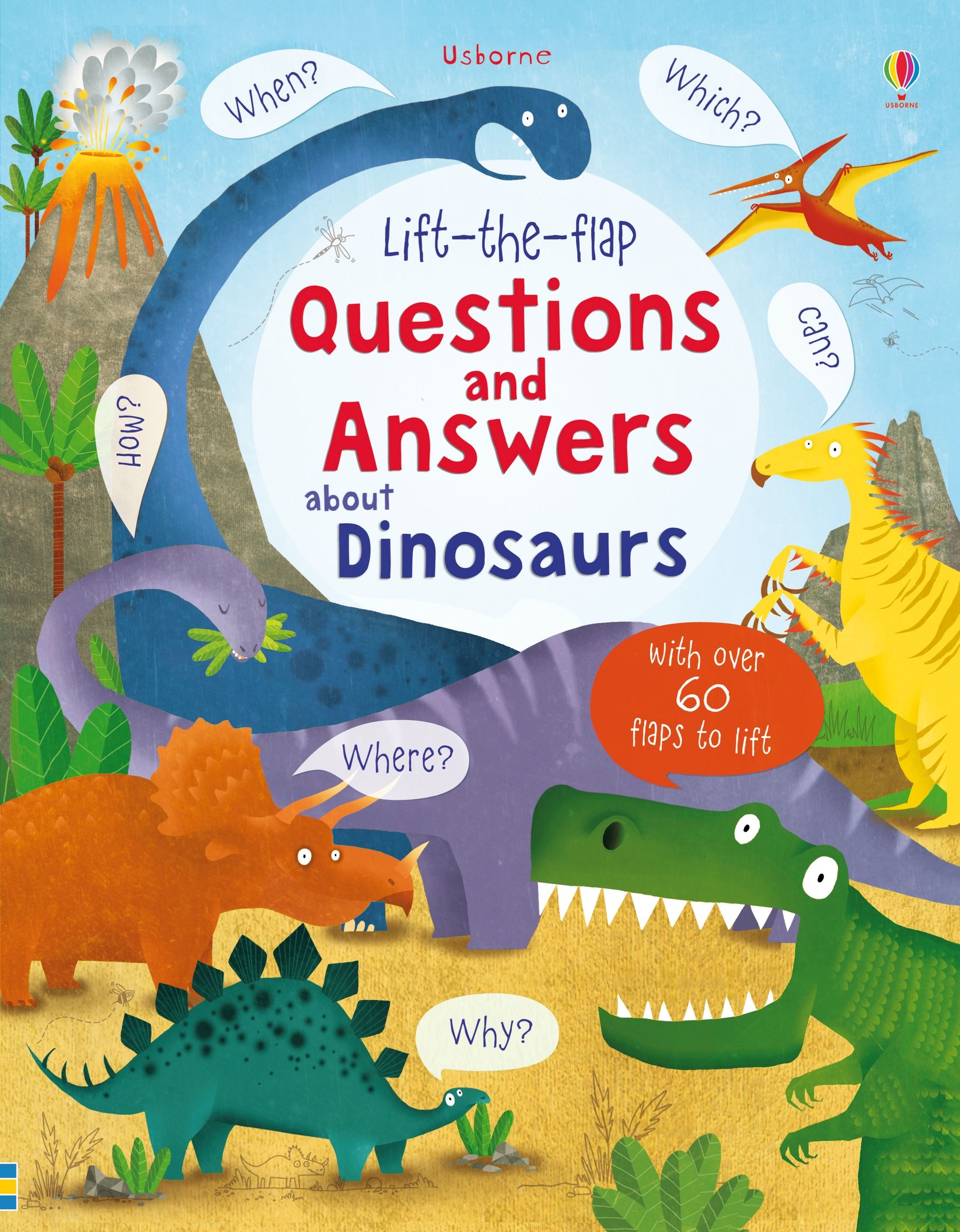 Lift-the-Flap Questions and Answers About Dinosaurs Book