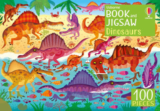 Usborne Book & Jigsaw Dinosaurs (100pcs)