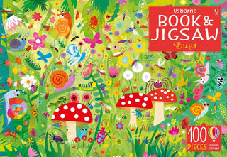 Usborne Book & Jigsaw - Bugs (100 pcs)