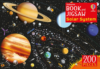Solar System Book and Jigsaw puzzle 200 pieces