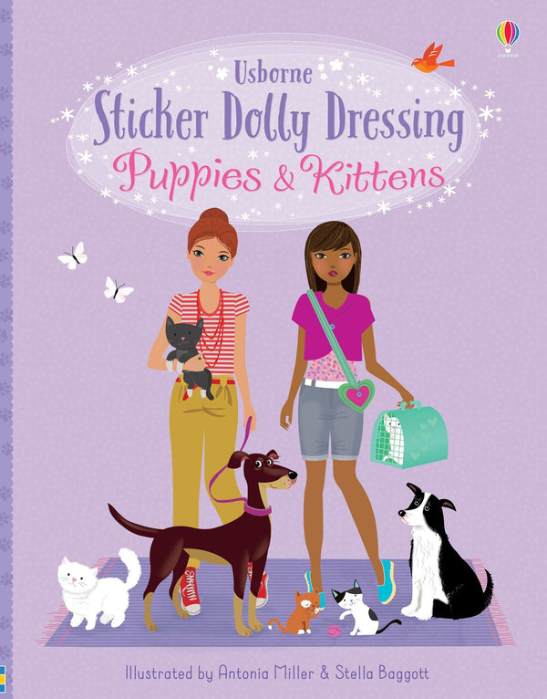 Sticker Dolly Dressing Puppies & Kittens
