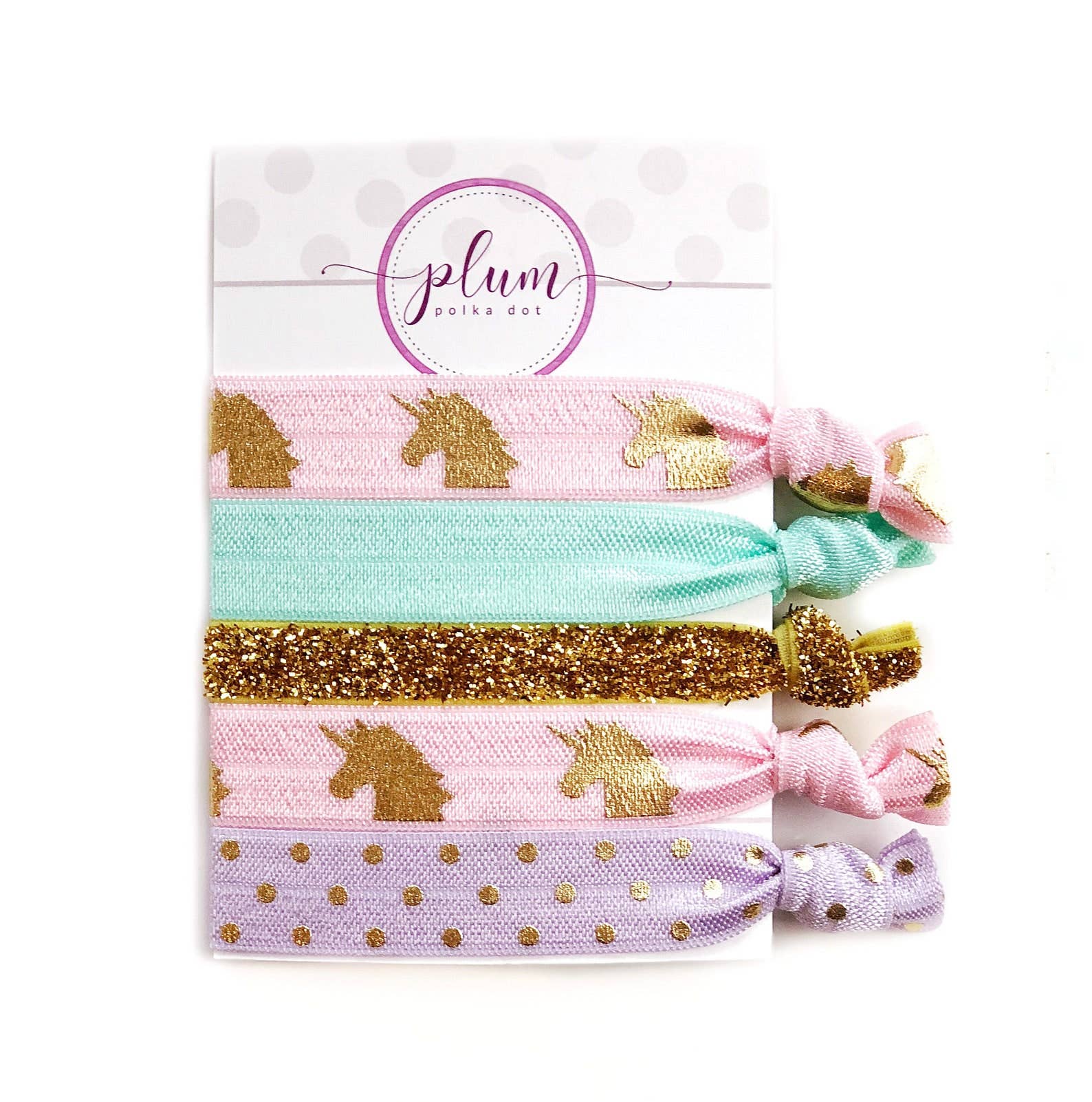 Hair Tie Pack - Unicorns