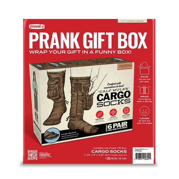  Prank Gift Box Cargo Socks